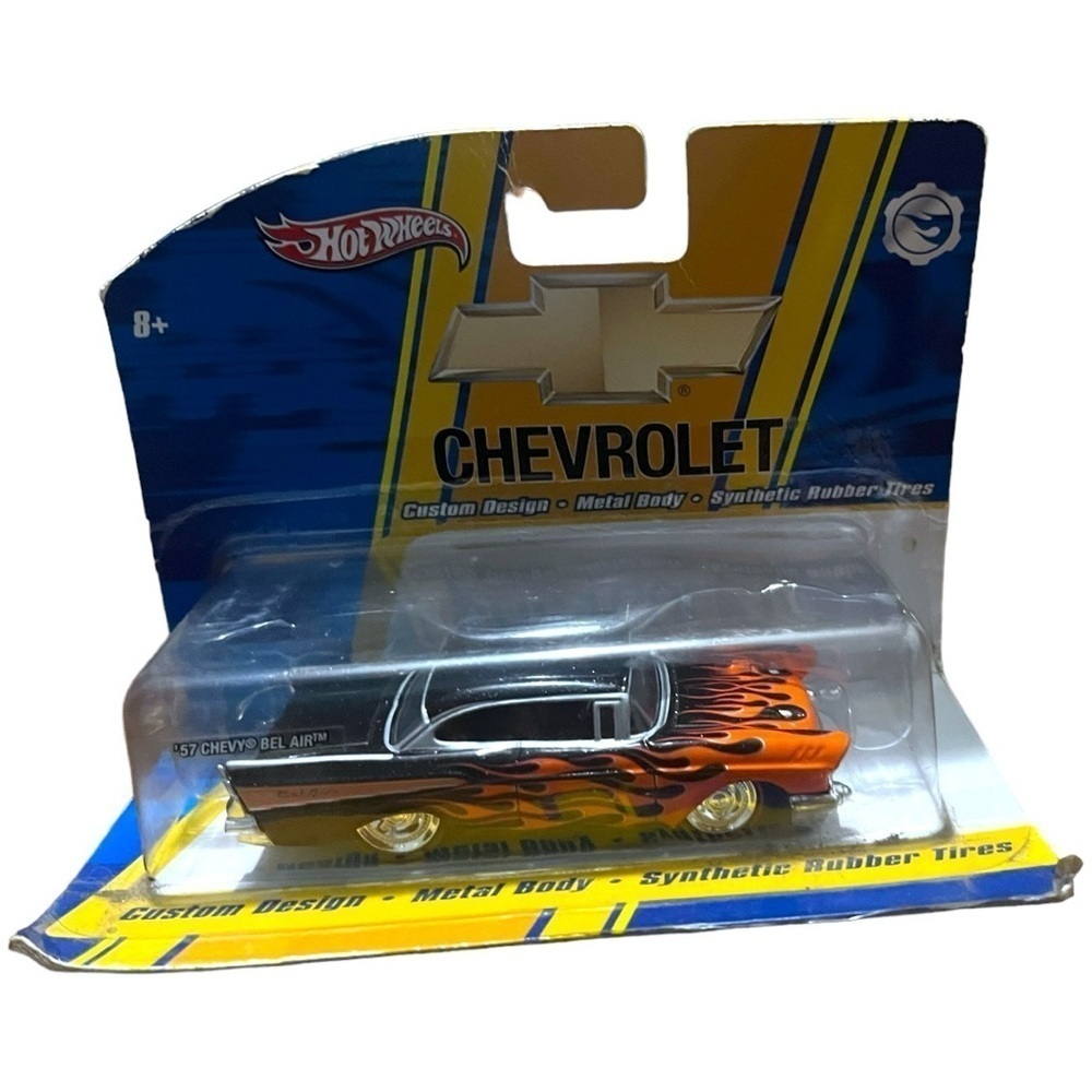 NEW RARE Hot Wheels 1957 Chevy Bel Air 1:50 w/Real Riders Limited Edition